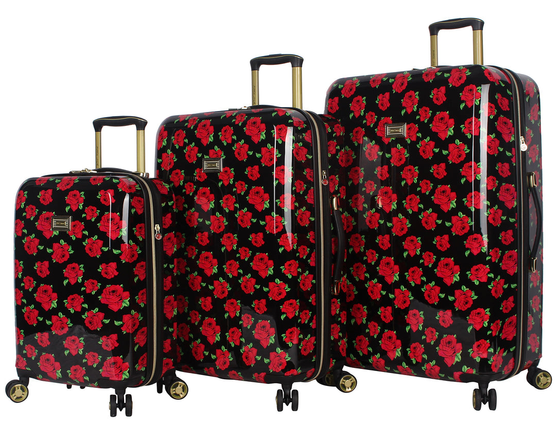 Betsey Johnson , Unisex, Erwachsene (nur Gepäck) Koffer Rot Covered Roses Einheitsgrösse Einheitsgrö