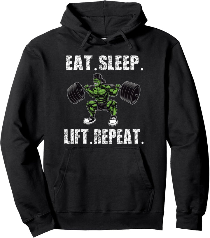 Lustiges Fitness Krafttraining Gym Workout motivierende Männer Pullover Hoodie
