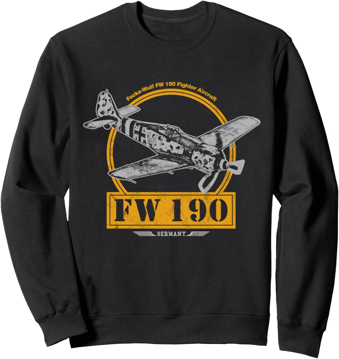 Focke-Wulf Fw 190 Würger WW2 Kampfflugzeuge Sweatshirt