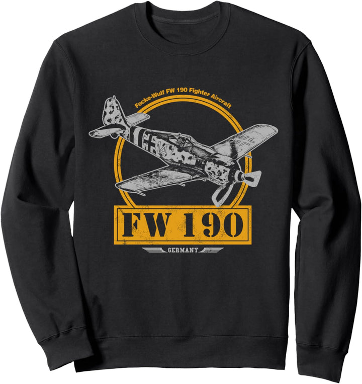 Focke-Wulf Fw 190 Würger WW2 Kampfflugzeuge Sweatshirt