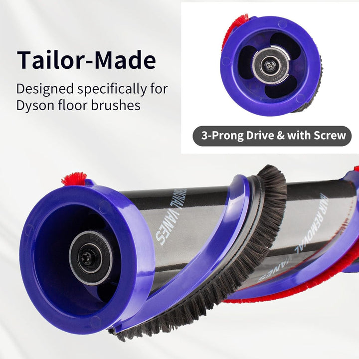 V11 Bürstwalze für Dyson V11 V15 100W High Torque Bodendüse, Ersatz Roller mit Endkappe, kompatibel