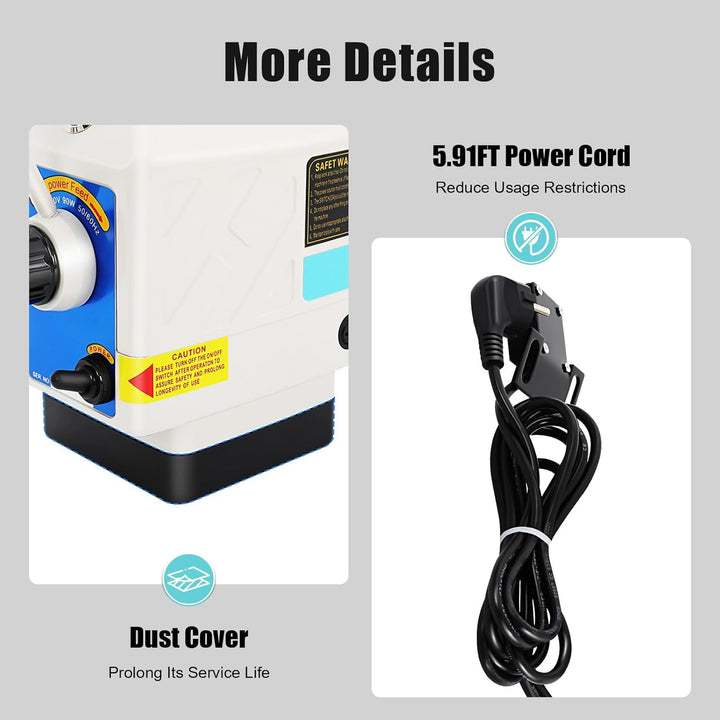 JJsdwin Horizontale Automatischer Vorschub Fräsmaschine, X-Axis Feed-Fräsen, 220V Frästischvorschub