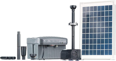 Heissner Solar-Teichpumpen-Set 750 l/h mit LED