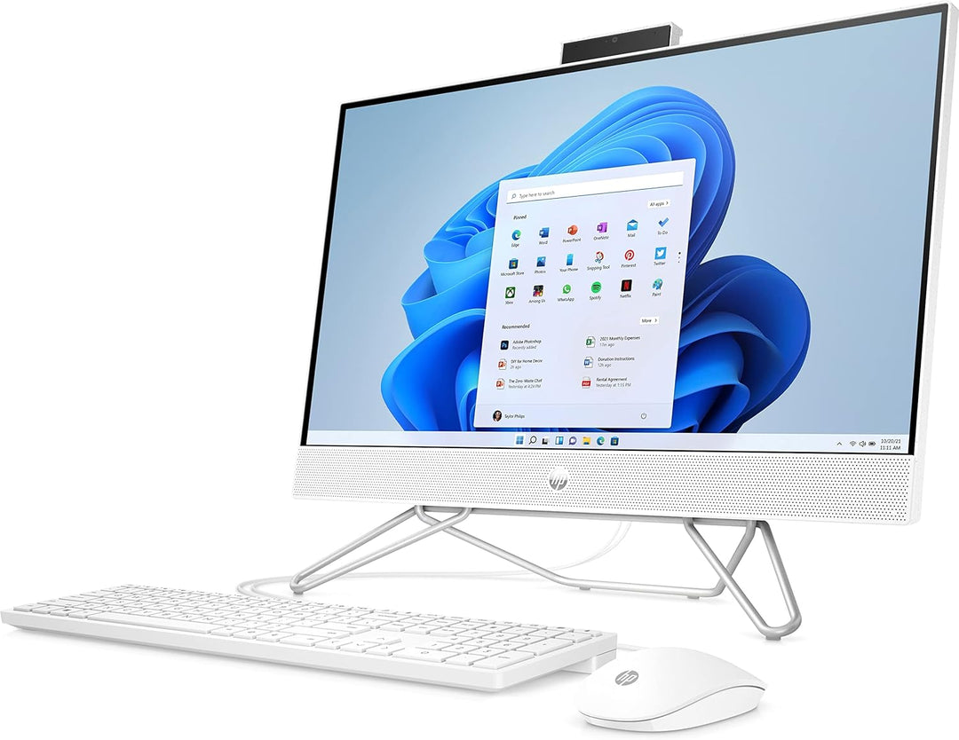 HP All in One PC | 23,8" FHD-Display | Intel Core i5-1235U | 8 GB DDR4 RAM | 512 GB SSD | Intel Iris