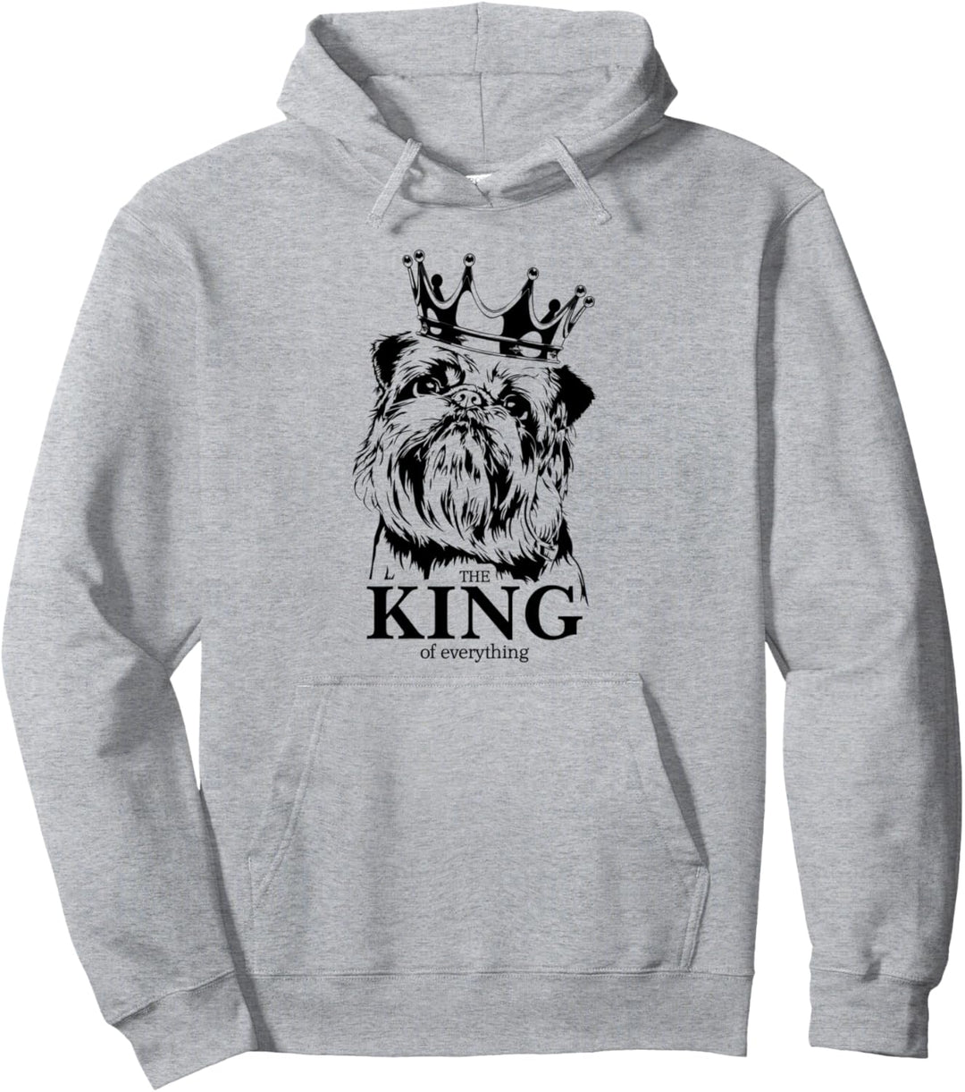 Belgischer Zwerggriffon King of everything Hund Spruch Hunde Pullover Hoodie