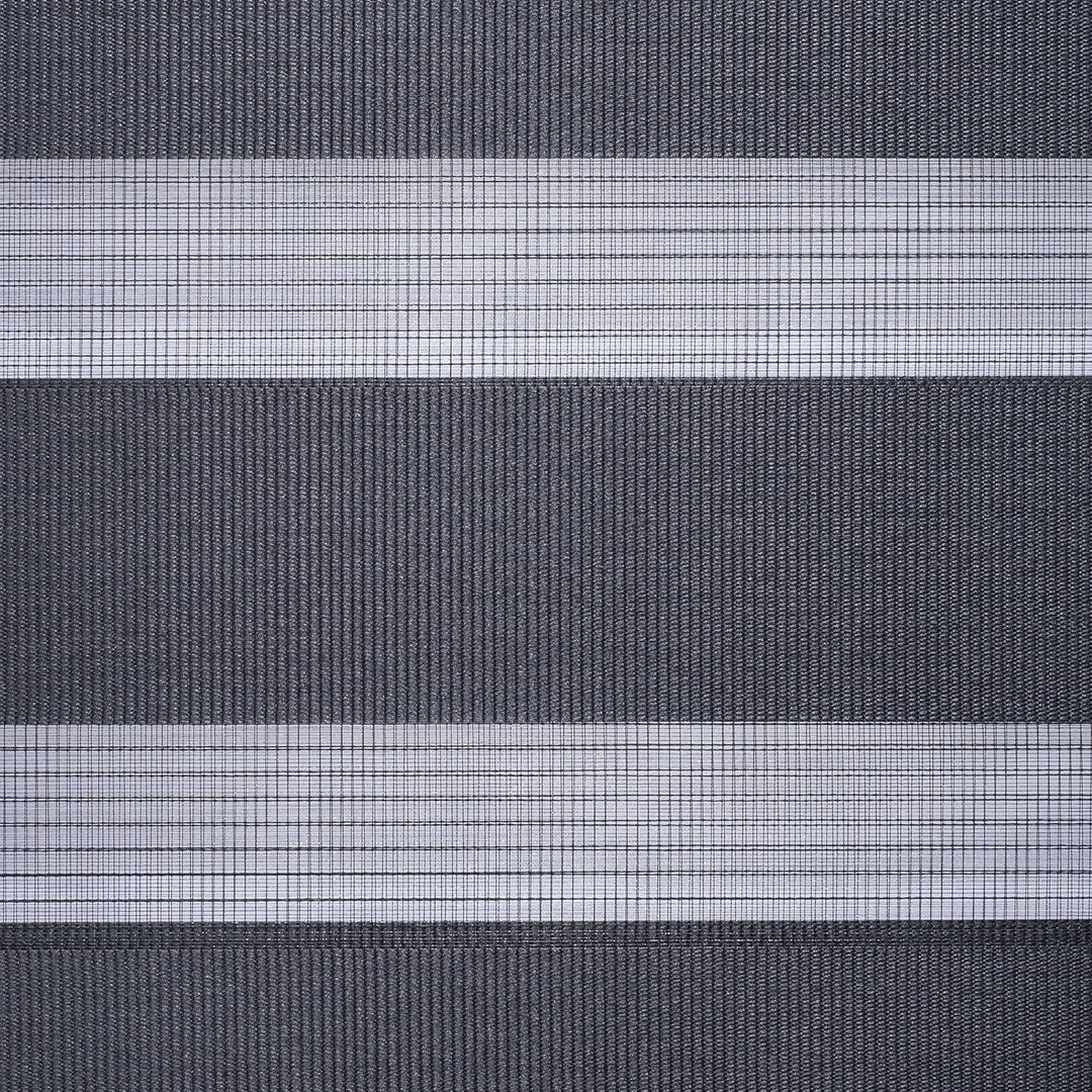 Liedeco® Duo Rollo Klemmfix - 80 x 200 cm anthrazit/transparent lichtdurchlässig Blickdicht und stuf