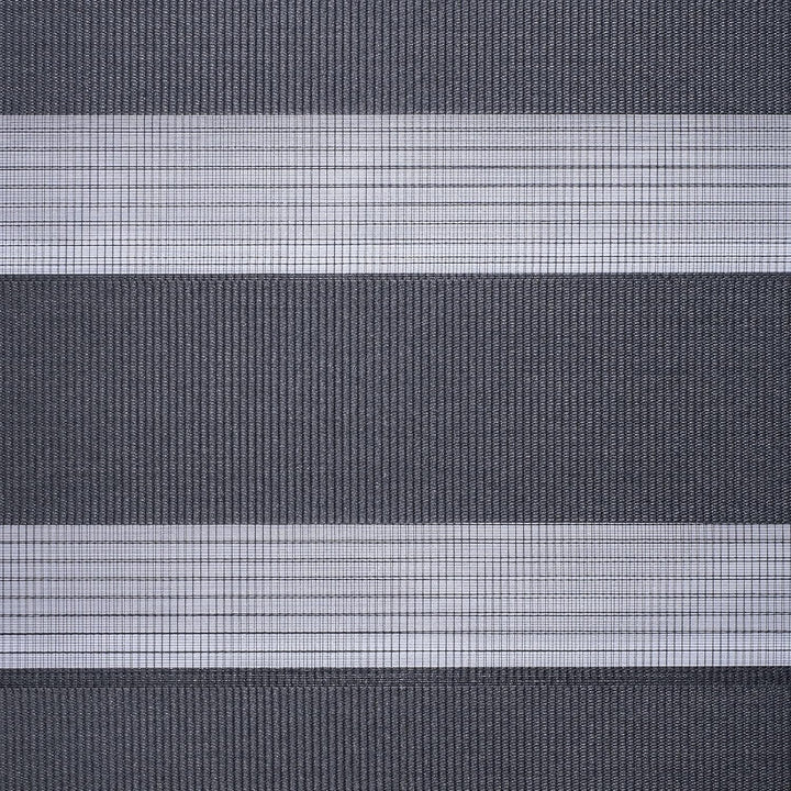 Liedeco® Duo Rollo Klemmfix - 80 x 200 cm anthrazit/transparent lichtdurchlässig Blickdicht und stuf