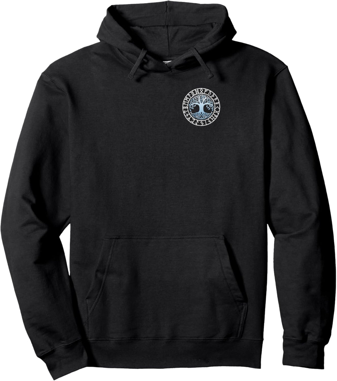Wikinger-Symbol YGGDRASIL nordisches Symbol Nordische Rune Zeichen Glyphe Pullover Hoodie