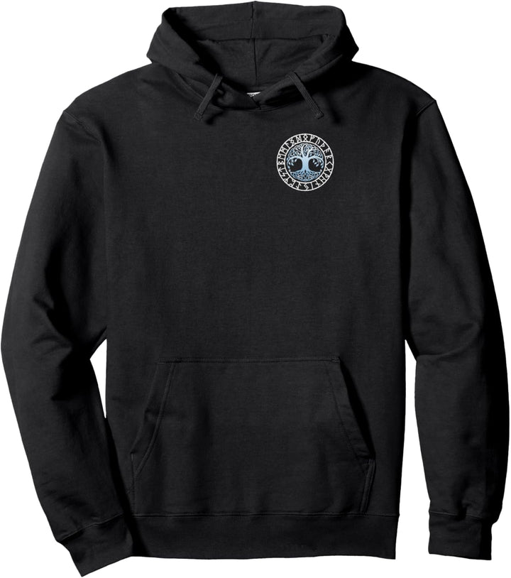 Wikinger-Symbol YGGDRASIL nordisches Symbol Nordische Rune Zeichen Glyphe Pullover Hoodie