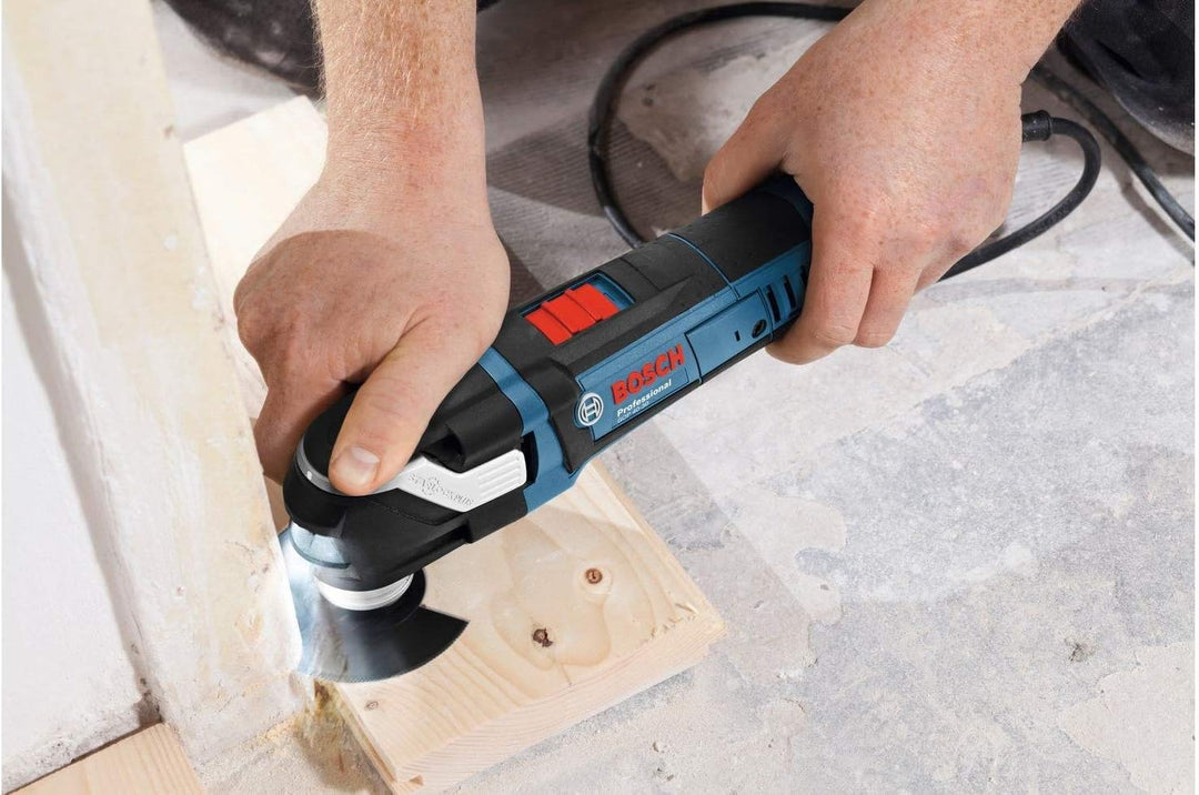 Bosch Professional GOP 40-30 Multi-Cutter, 400 W Motor, Starlock Schleifplatte AVZ 93 G, StarlockPlu