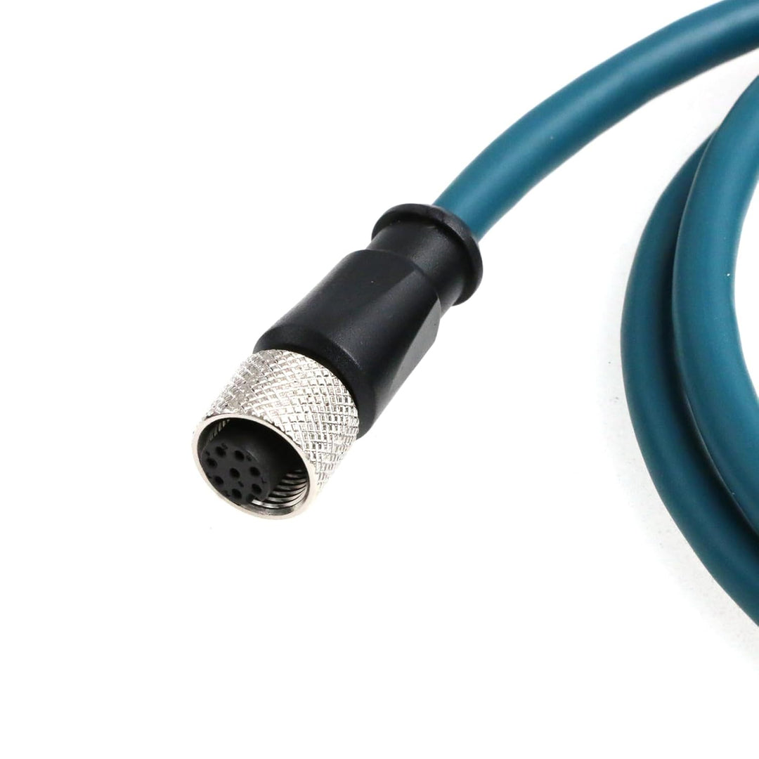 Ethernet-Kabel Cat 7e M12 A-kodierte Buchse 8-polig auf RJ45 gerade geformtes Twisted Paired Kabel p