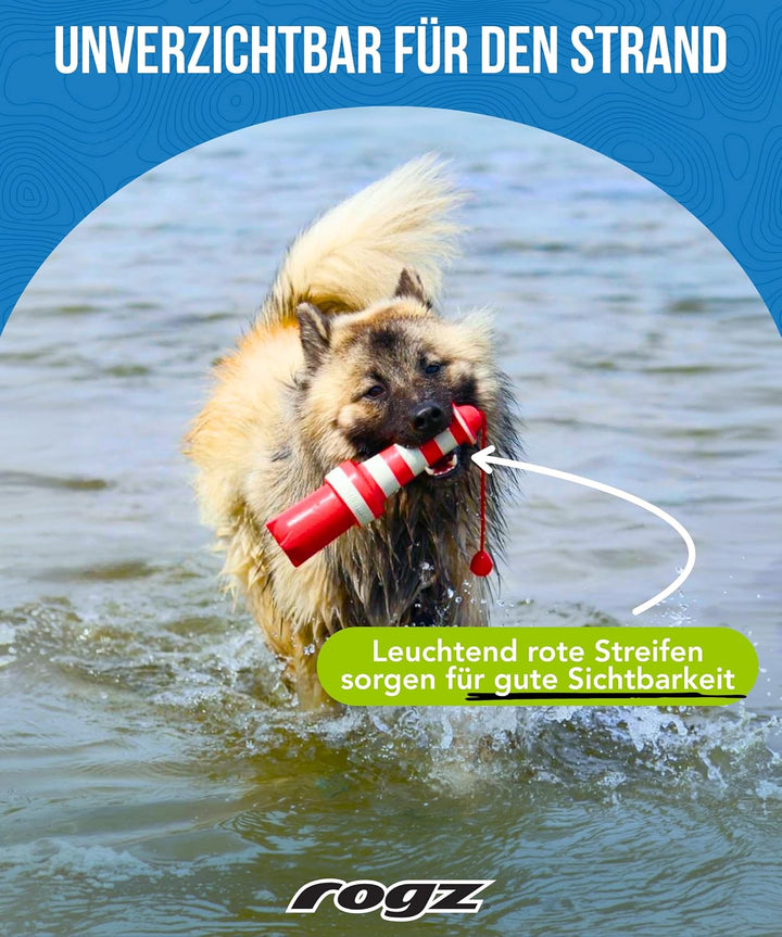 Rogz Leuchtturm Floating Hundespielzeug