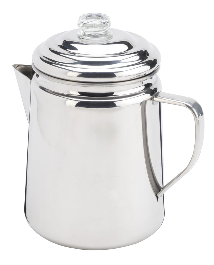Coleman Kaffee-Perkolator für 12 Tassen aus Edelstahl, Kaffeekanne