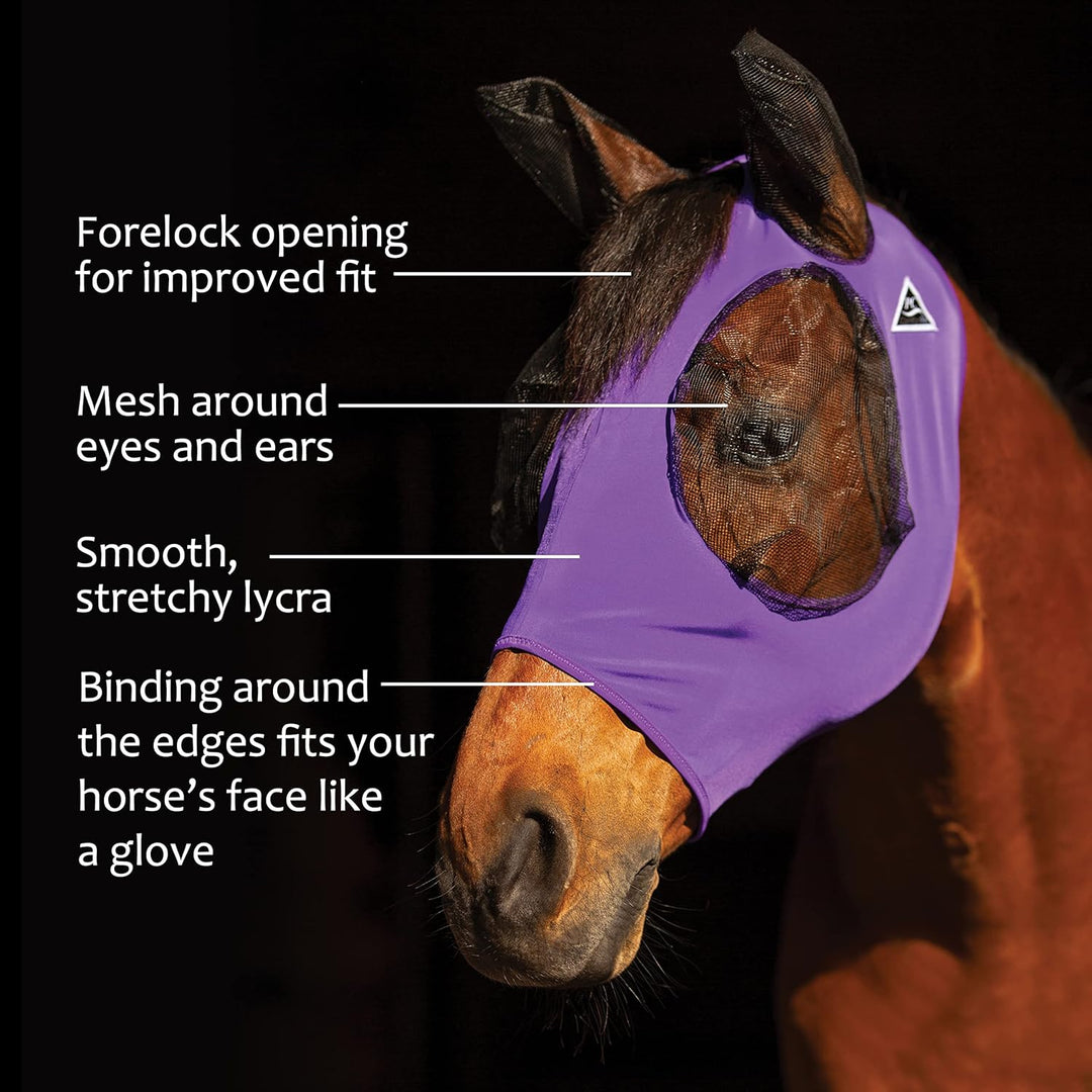 ProfChoice Comfort Fit Lycra Fliegenmaske Violet 2021" Grösse: XL (Warmblood) Violett Warmblood, Vio