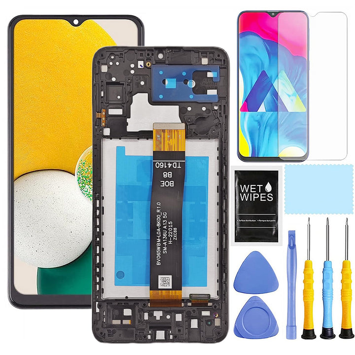 Ersatzbildschirm für Samsung Galaxy A13 5G mit Rahmen für Samsung A13 a136u S136dl a136a a136w Telef
