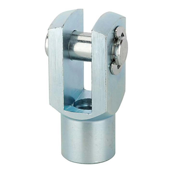 RIEGLER 115812-437.213 Gabelkopf, Typ »Y« für Normzylinder, für Kolben-Ø 80-100, M20x1,5, 1Stk