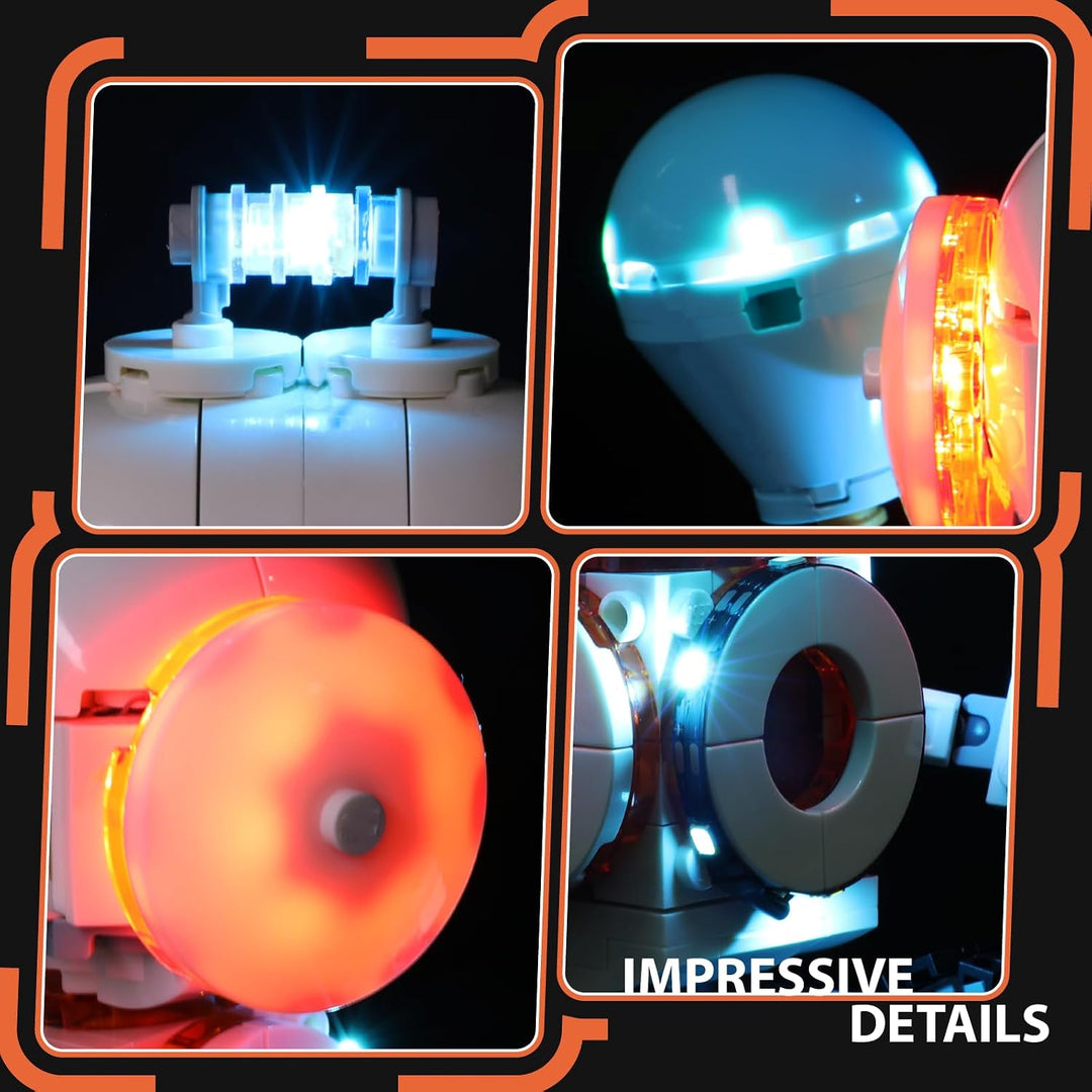 LED-Lichtkit kompatibel mit Lego 31164 Creator 3 in 1 Weltraumroboter – Galaktischer Explorer Dekora