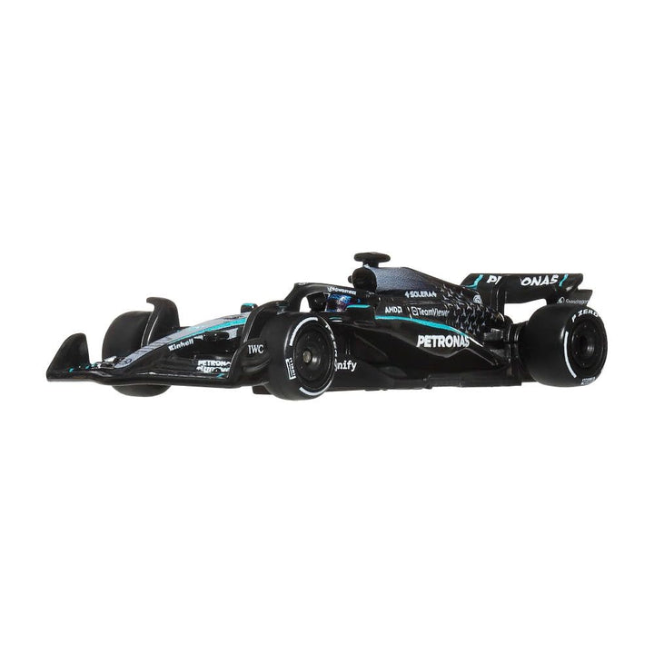 Hot Wheels Formel 1 Premium Die-Cast-Spielzeugauto im Massstab 1:64 Sammelspielzeug-Rennauto mit Rea
