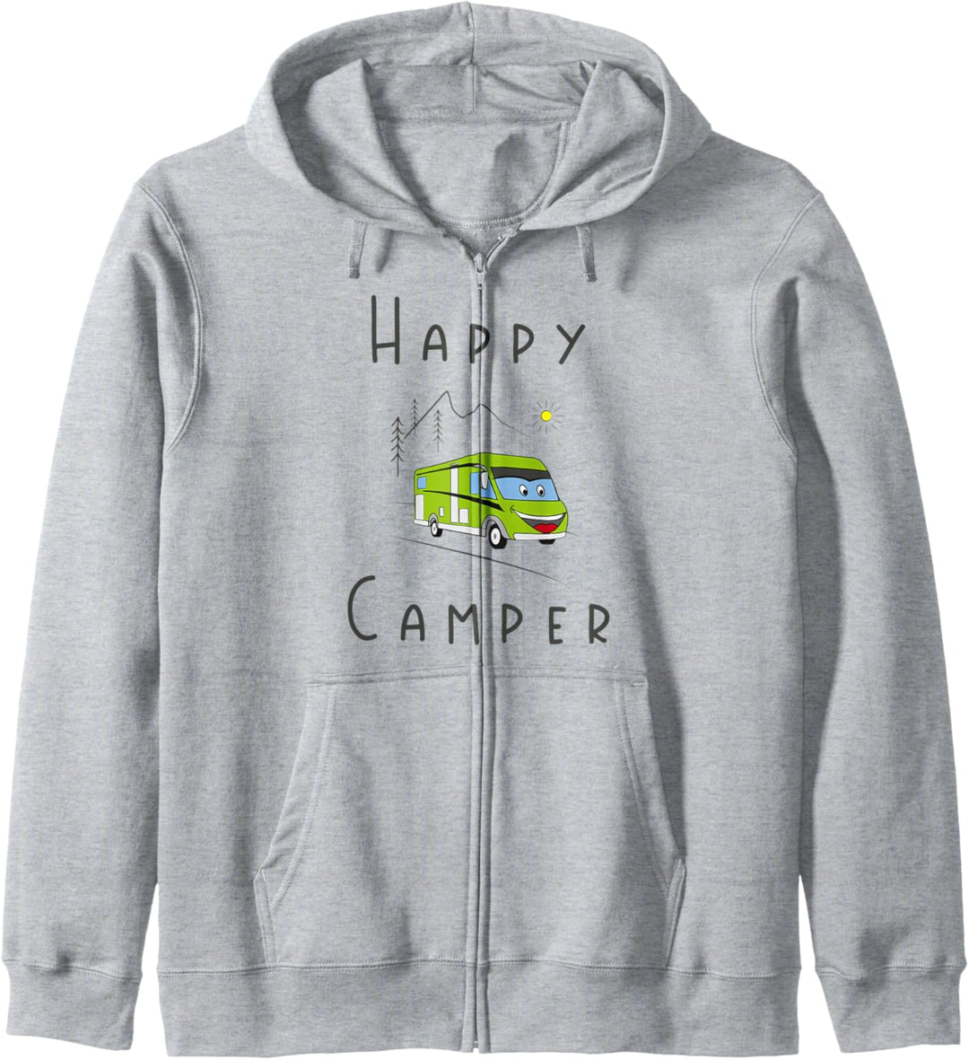 Lustiges Happy Camper Wohnwagen | Wohnmobil | Caravan Kapuzenjacke