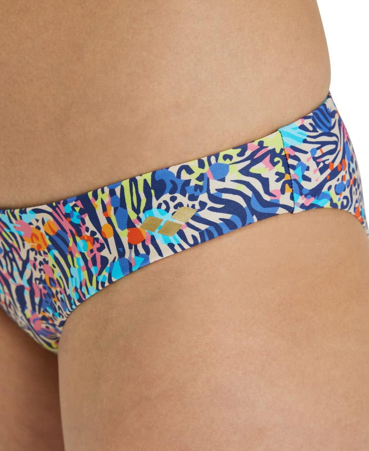 arena Allover Bandeau Damen Bikini, Badeanzug aus schnelltrocknenden Stretch-Stoff, Damen Badeanzug