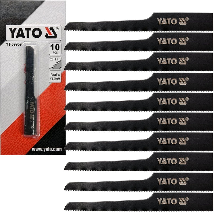 BandelOne enthält 10tlg Yato Sägeblatt-Satz Stichsägeblatt für Mini-Druckluft-Karosserie-Stichsäge