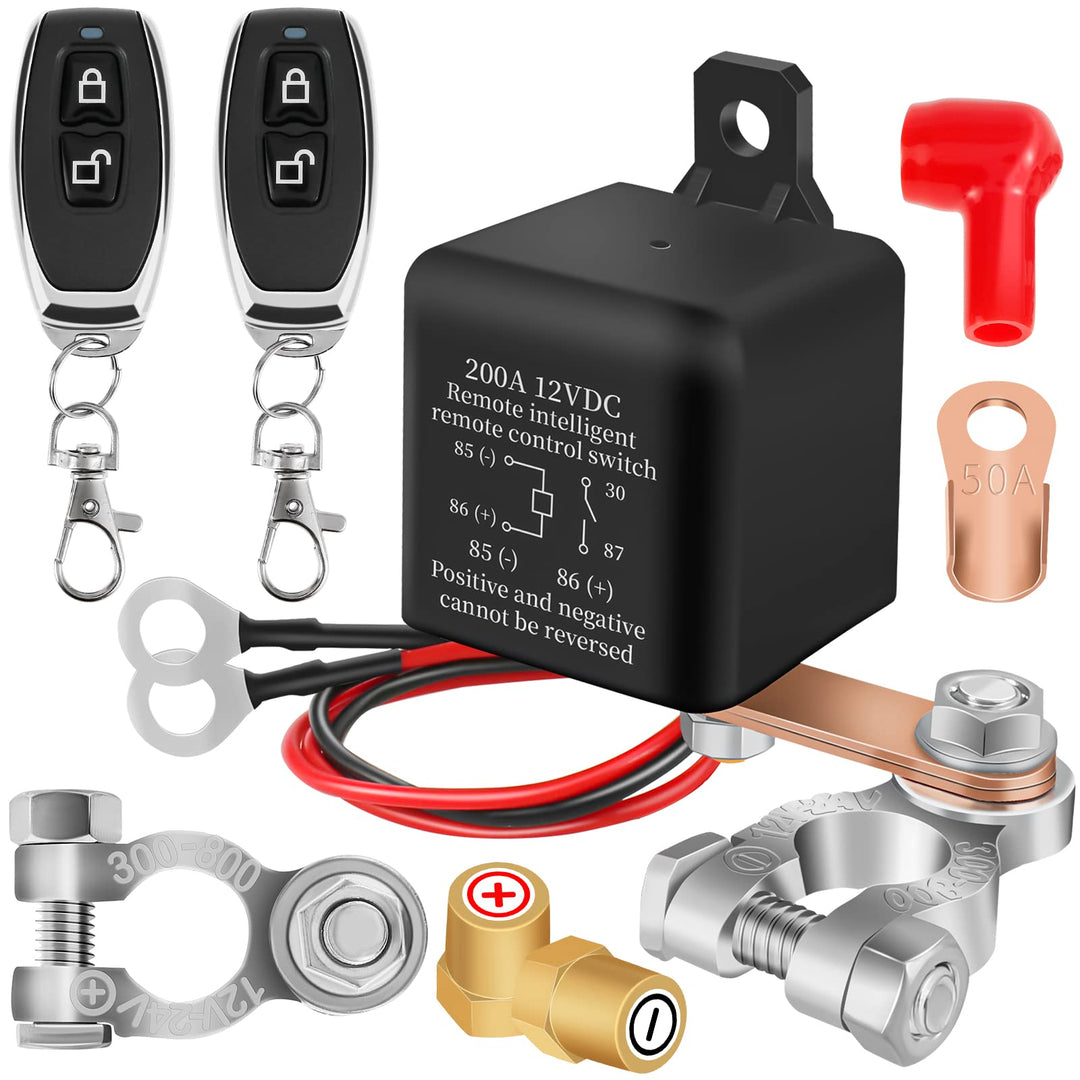 Batterie Trennschalter 12V Batterieschalter Auto Batterieschalter 12V 200A Batterie Schalter 12v Mit