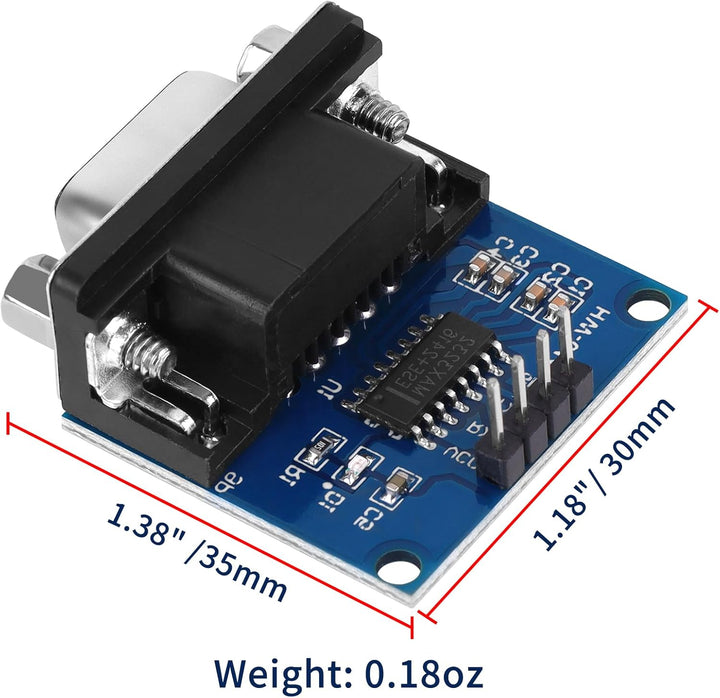 Konvertermodul für RS232 zu TTL, serielles Port-Modul/Buchse serielle Port-Platine auf TTL mit MAX32
