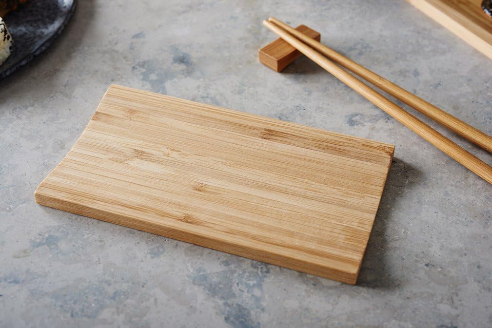 Reishunger Sushi Brett, Bambus, 18 x 10 cm - 10er Vorteilspaket [als 1er, 4er und 10er Packung erhäl