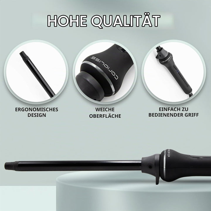 Corioliss Style Stick Digital Lockenstab Schwarz Soft Touch