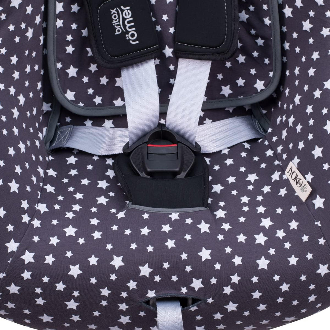 JYOKO KIDS Bezug kompatibel mit Romer Britax Max Way Plus (Winter Sky), Winter Sky