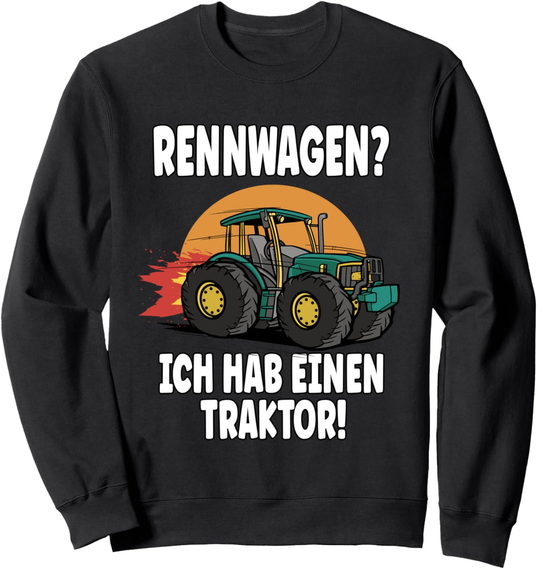 Kinder Traktor Rennwagen? Ich habe einen Traktor Sweatshirt