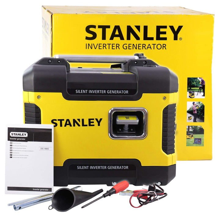 Stanley SIG 1900S INVERTER GENERATOR NOTSTROMGENERATOR AGGREGAT STROMERZEUGER, Multicolor