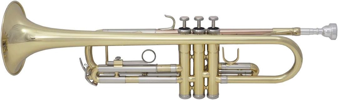 Tuyama® TTR-171 B-Trompete aus Messing - komplett mit Mundstück, Koffer und Zubehör