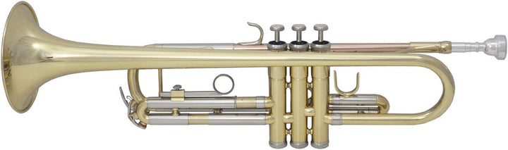 Tuyama® TTR-171 B-Trompete aus Messing - komplett mit Mundstück, Koffer und Zubehör