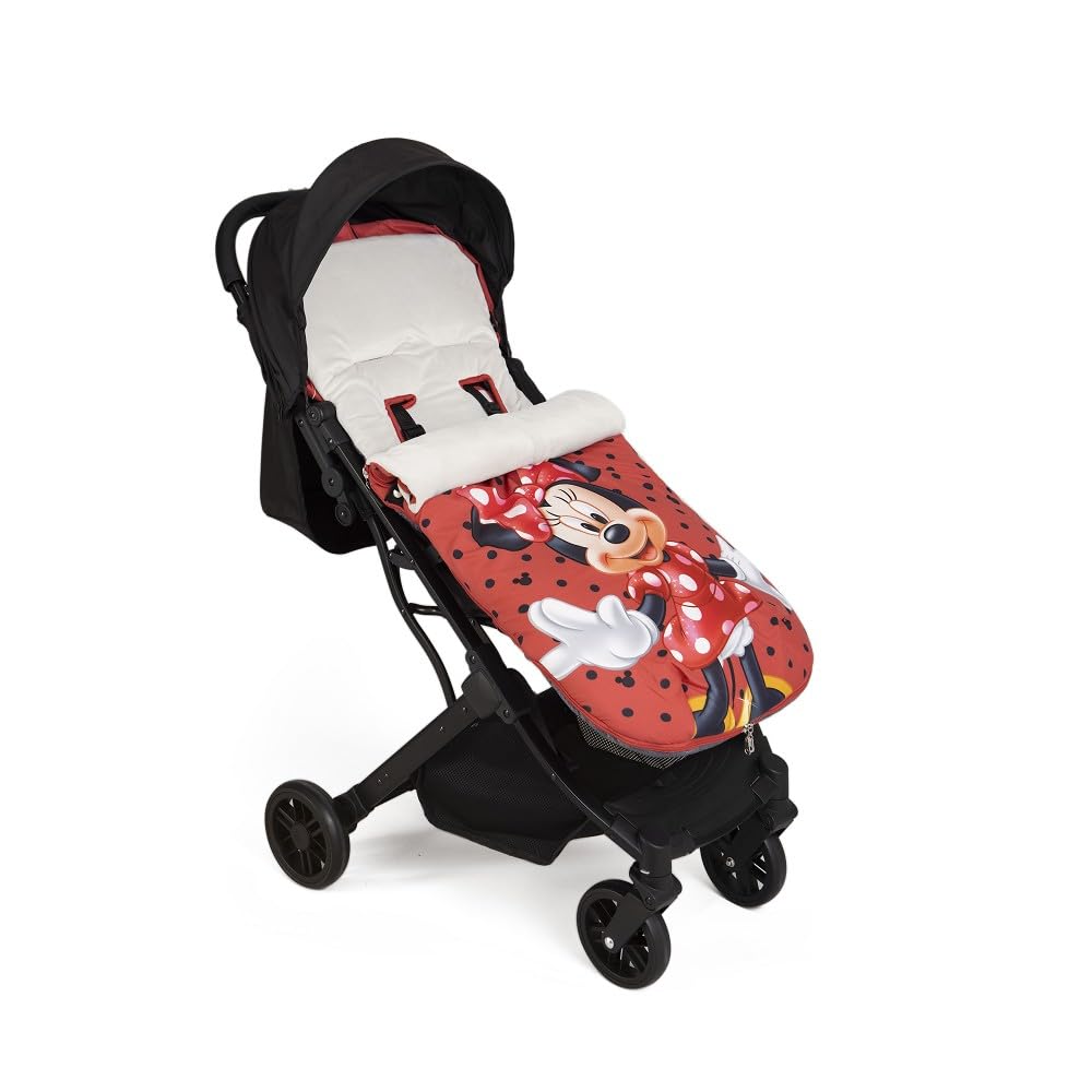 Interbaby WinterFusssack"Disney Minnie Topos" für Kinderwagen, rot