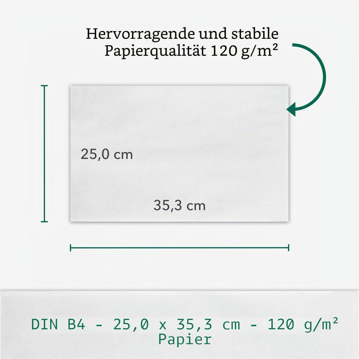 50 Stück Premium Versandtaschen B4 in Weiss, mit Papprückwand, Haftklebung und Abdeckstreifen, 250 x