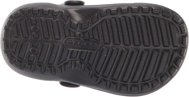 Crocs Unisex Kinder Classic Lined Clog K 29/30 EU Schwarz, 29/30 EU Schwarz