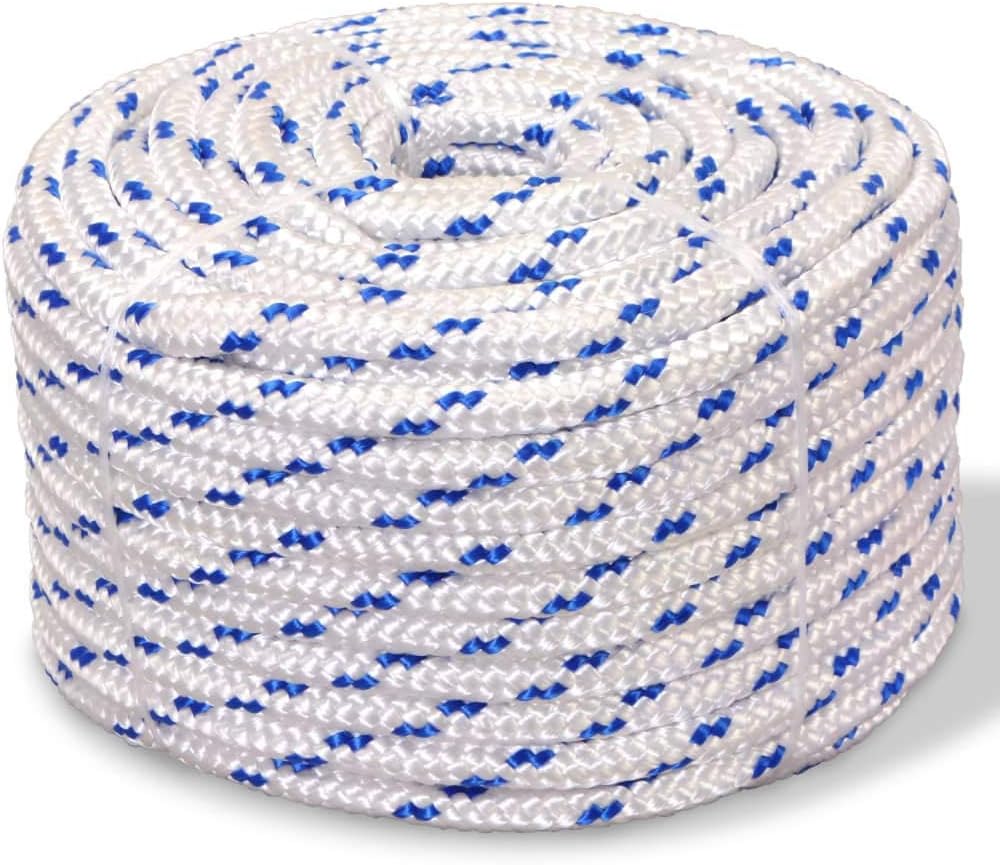 vidaXL Bootsseil Polypropylen 14mm 50m Blau Ankerleine Festmacher Tauwerk Seil