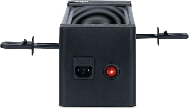 Personen, multifunktional, TIK12, Schwarz, Duo Raclette 2 in 1, geschmolzener Käse und Grill, Antiha