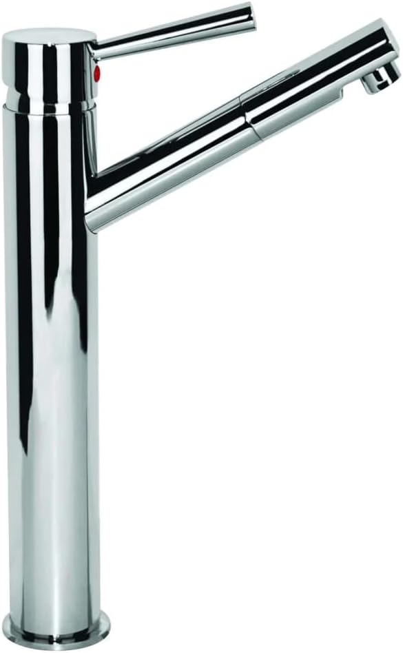 SCHÜTTE 79111 CORNWALL Hohe Waschtischarmatur, Moderne Badarmatur, Einhebelmischer, Wasserhahn Bad h