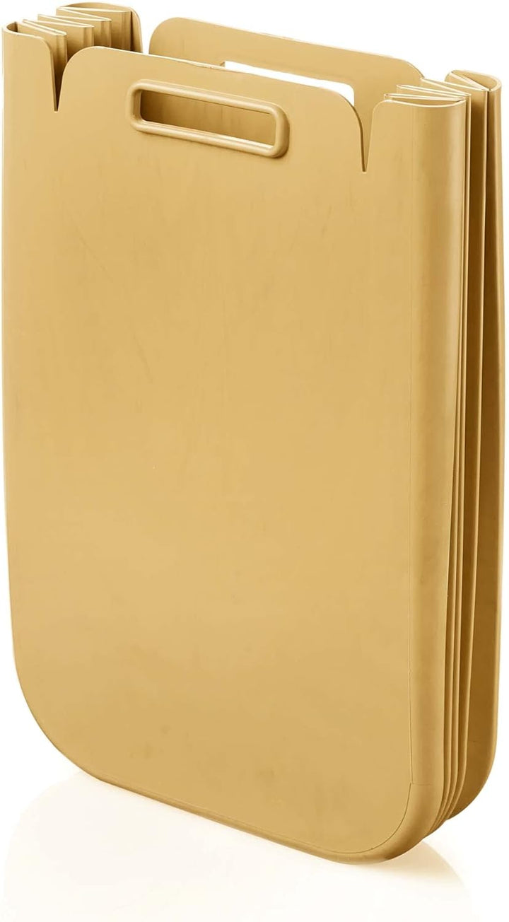 Guzzini - Home, ECO PACKLY Abfallsammler - Bright mustard yellow, 30x25xh45 cm (open)|30x5xh45 cm (c