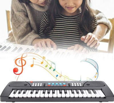 Zerodis Multifunktionale Tastatur Tragbares elektronisches Klaviermikrofon Baby Musik Spielzeug Päda