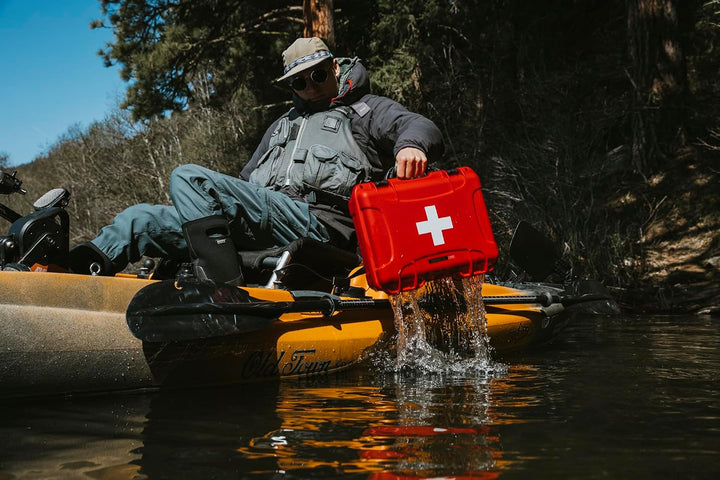 Nanuk 968 wasserdichter Hartschalenkoffer mit leeren Rädern Erste Hilfe - Medium, Erste Hilfe - Medi