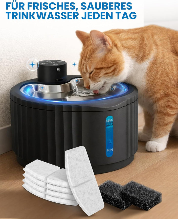 Miaura® 10er Pack Filter für Katzenbrunnen - Hochwertige Katzenbrunnen Filter für alle Miaura Katzen