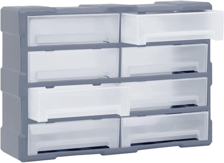 vidaXL Multi Schubladen Organizer 8 grosse Schubladen Kleinteilemagazin Sortierkasten Sortierbox Sor