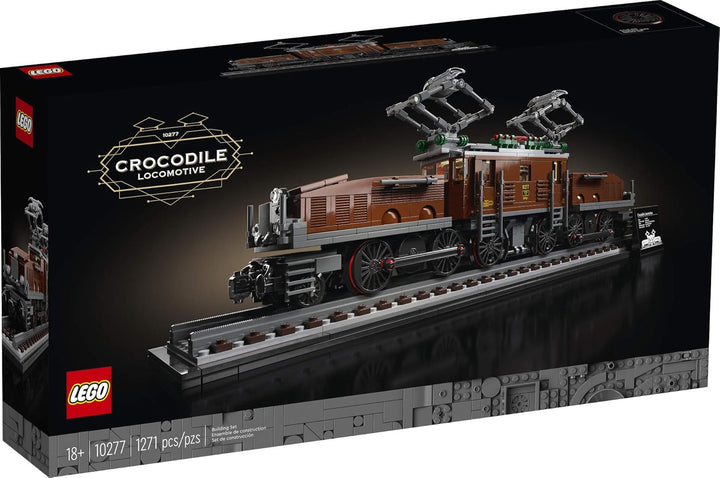 LEGO Crocodile Locomotive 10277 Building Kit; Recreate The Iconic Crocodile Locomotive with This Tra