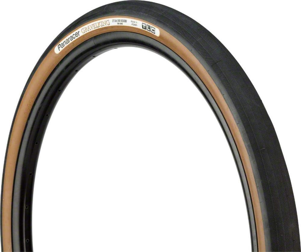 panaracer Gravel King Folding Reifen 27.5 x 1.90 schwarz/braun, 27.5 x 1.90 schwarz/braun