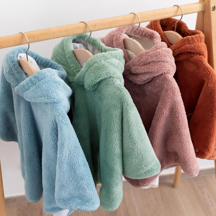 BEMINI Reiseponcho Softy + jersey Sauge 9-36m Sauge, 9-36m Sauge
