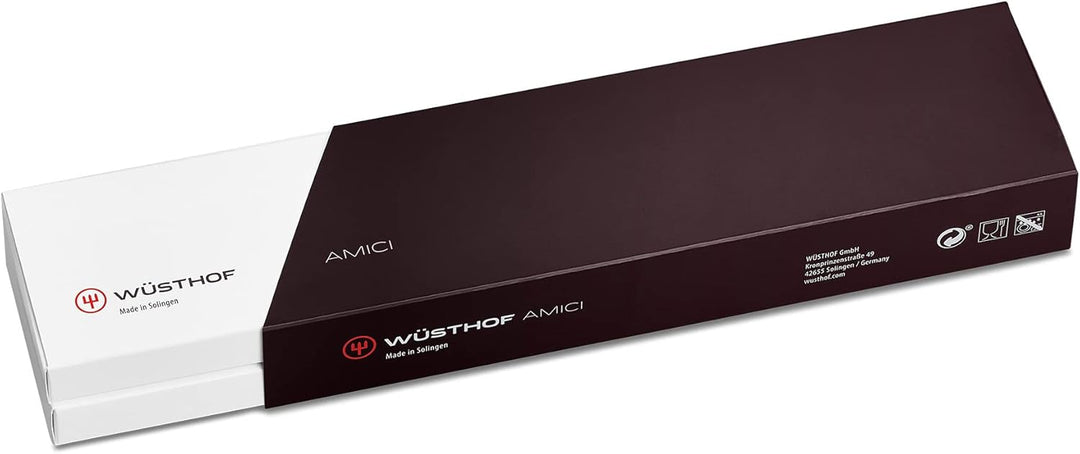 WÜSTHOF Amici Santoku 17 cm, Braun,silber