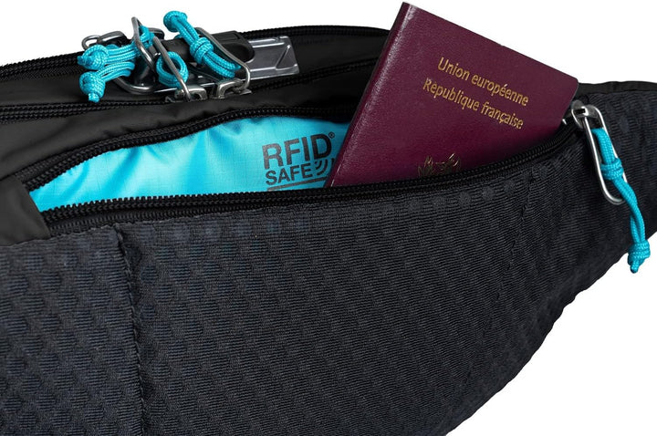 Pacsafe Unisex Eco Anti-diebstahl-gürteltasche Gepäck-Kuriertasche Einheitsgrösse Schwarz, Einheitsg